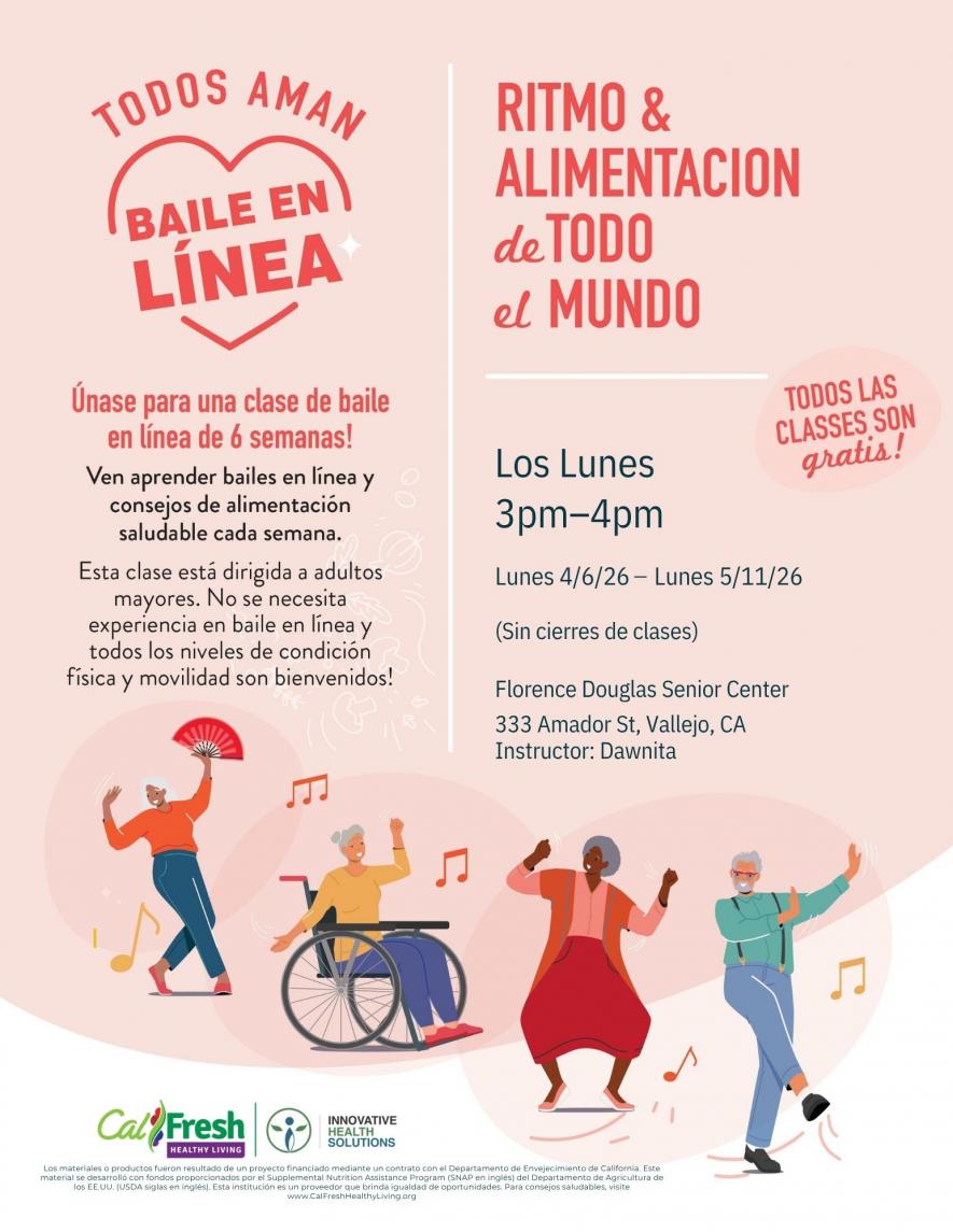 Everybody Loves Line Dancing at Florence Douglas Spanish